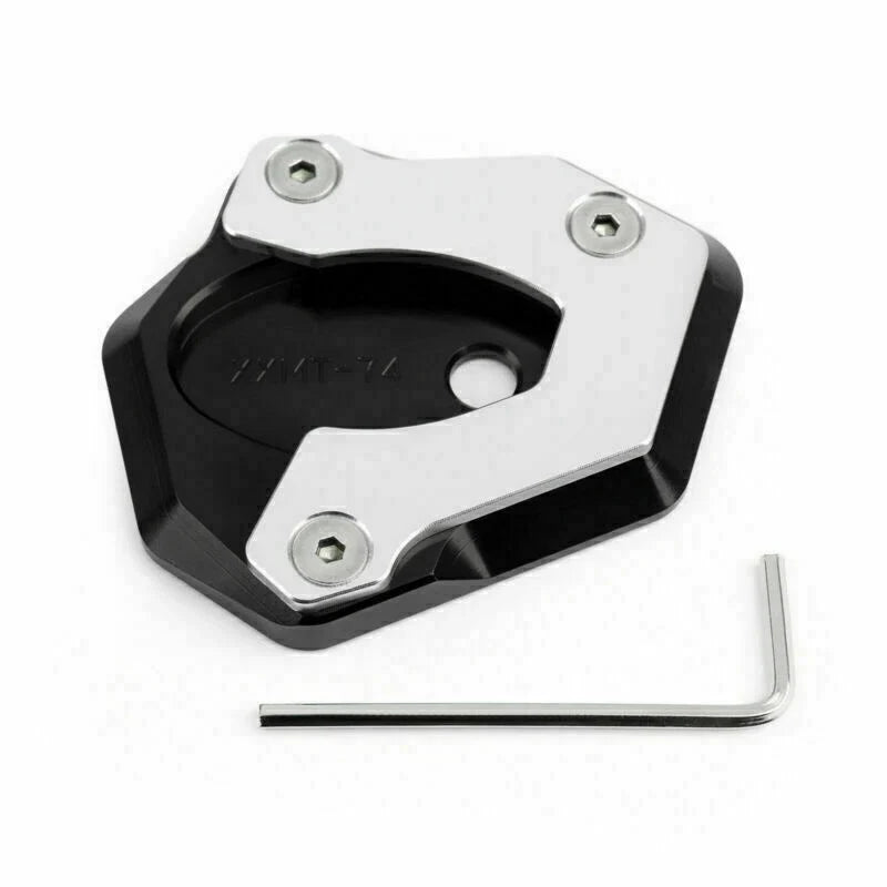 Kawasaki Z650 Z900 (2017-2018) Black Side Pad Stand Extension Plate