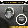 Toyota Tacoma Engine Start Stop Button Switch Knob Cover Black (2016–2023)