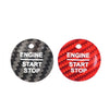 Ford F150, Explorer Red Carbon Fiber Engine Start Button Cap (2016-2018)