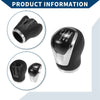 Nissan Qashqai J11 (2013-2022) Faux Leather Black Gear Shift Knob 6 Speed