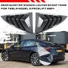 Tesla Model 3 Air-intake Rear Side Window Louvers Cover Trims