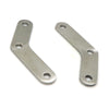 KAWASAKI VULCAN S650 Silver Adjustable Lower Mounts (2015-2023)