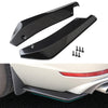 Gloss Black Car Body Side Skirt Diffuser Winglet