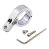 Harley Suzuki 1 1/4" Chrome Universal Handlebar Mounts Clamp Clock