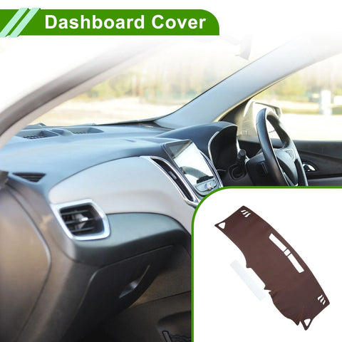 Chevrolet Equinox Dashboard Cover Mat Carpet Brown (2018 - 2019)