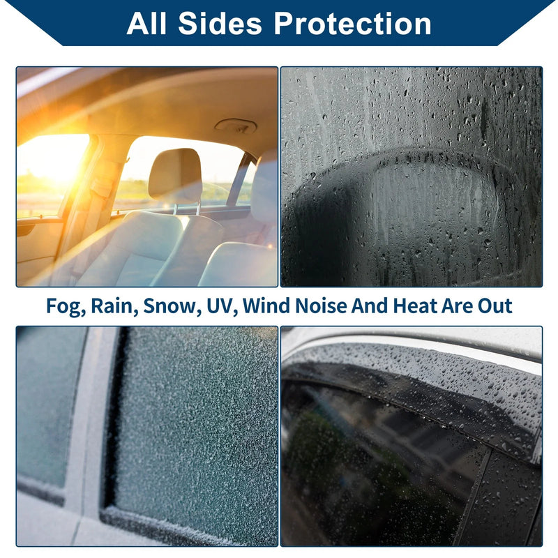 Hyundai Accent Side Window Vent Visors Car Window Deflectors (2018-2023)