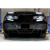 Corvette C7 Z06 (2014-2019) Carbon Black 2 x Big Fin Rear Bumper Diffuser Lip Kit