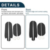 Kia Sorento Door Anti Kick Pad Sticker Protector Black (2013-2020) 1 Set