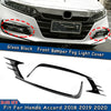 2018-2020 Honda Accord 4 x Front Fog Light Eyebrow Covers (2018-2020)