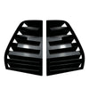 VW GOLF5 (2003-2009) 2 x Gloss Black Rear Window Louver Trim