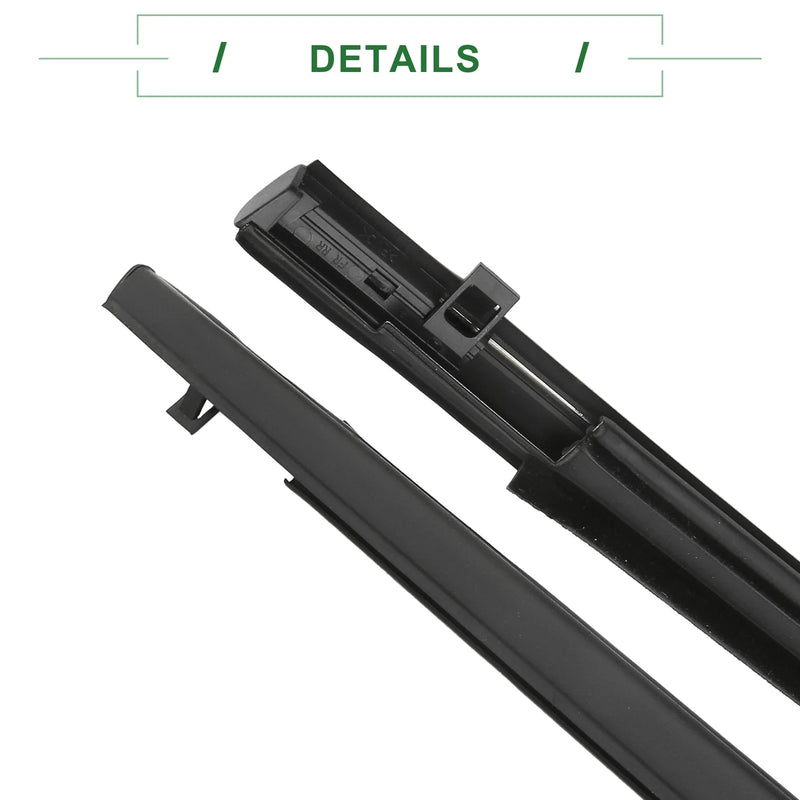 Honda Fit (2001-2008) Black PVC 4 x Weatherstrip Window Seal