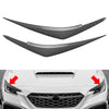 Subaru WRX STI Carbon Fiber Headlight Eyebrow Eyelid Trim (2022-2025)