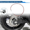Motorcycle 150cm Brake Clutch Oil Hose Line Red
