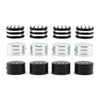 T120 Thruxton Scrambler Street Cup Billet Head Bolt Cover Caps Black