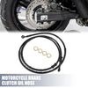 Motorcycle 165cm 64.96" Motorcycle Clutch Oil Hose Throttle Pipe Black