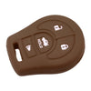 Nissan Cube Rogue Versa NV200 Silicone 4 Button Remote Key Cover Case