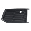 Audi A6 S6 Left Front Bumper Fog Light Grille Cover Matte Black (18-24)
