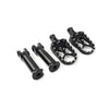 Harley Softail Street Bob Black Rear Passenger Foot Pegs with Bracket (2018-2020)