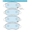 Ford Transit Van Ute RWD Front Disc Brake Pads (2001-2006)