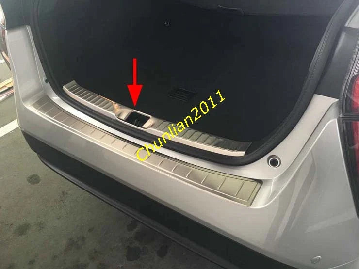 Toyota Prius XW50 Rear Bumper Protector Sill Plate Cover Trim (2016-2018)