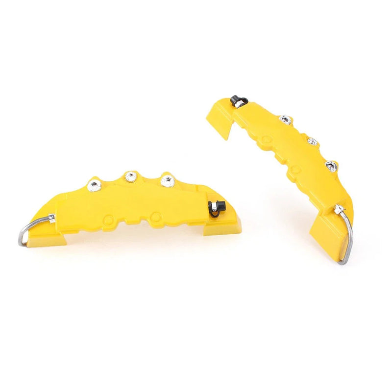 Car Truck Yellow 3 x Disc Brake Caliper Covers (2014-2017)
