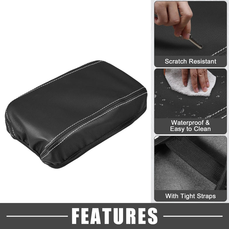 Toyota Corolla Cross 2022-2023 Black / White Console Armrest Cushion