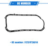 Honda Civic Del Sol S SI (1996-1997) Rubber Black Oil Pan Gasket