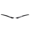Honda Civic 10th 2016-20 100% Carbon Fiber Headlight Lamp Eyebrow Cover Trim