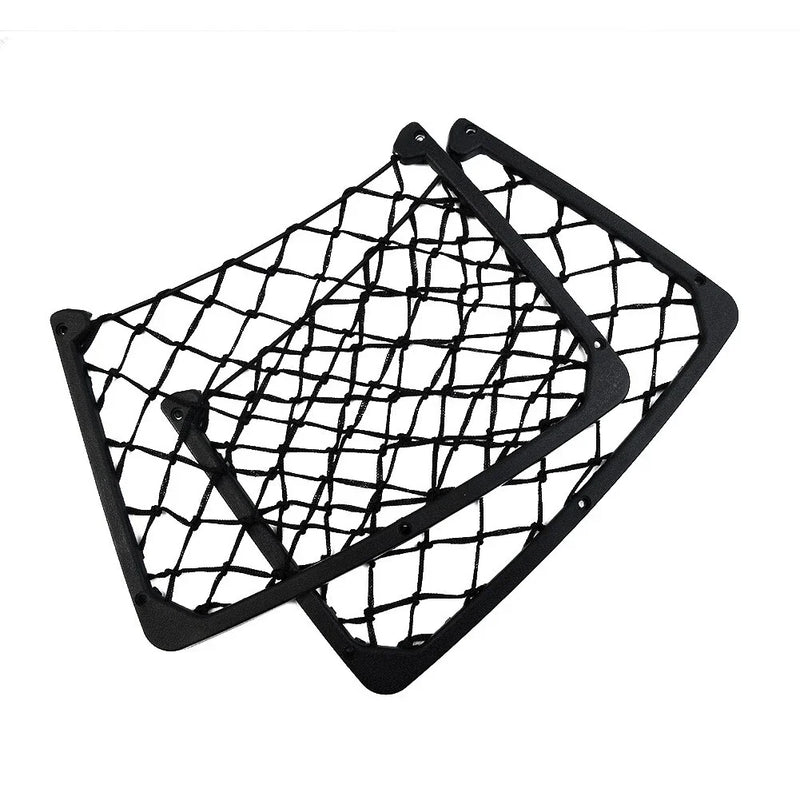 Car 2x Large Storage Net Plastic Phone Magazine Holders Elastic-Mesh Bag