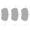 Nissan Murano Front Disc Brake Pads Set (2005-2011)