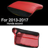 Honda Accord Red Front Console Lid Leather Armrest Cover (2013–2017)