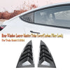 Tesla Model 3 Rear Side Window Louver Cover (2017-2023)