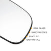 Jeep Heated Right Side Rearview Mirror Glass w/ Backing Plate