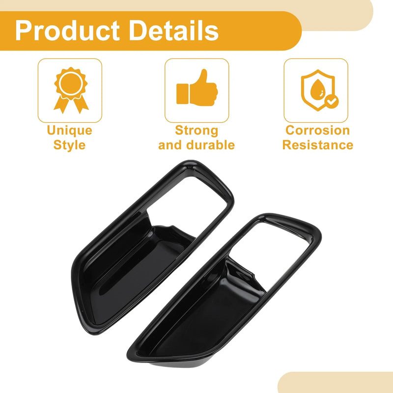 Toyota Corolla Gloss Black Interior Door Handle Bowl Cover Trim (2019-2025)