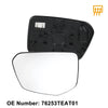 Honda Civic Heated Left Driver Side Mirror Glass (2006-2011)