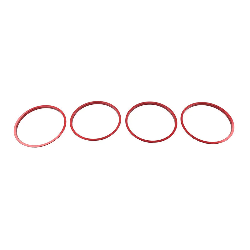 Toyota Tacoma Red AC Outer Vent Trim Covers (2016-2022)