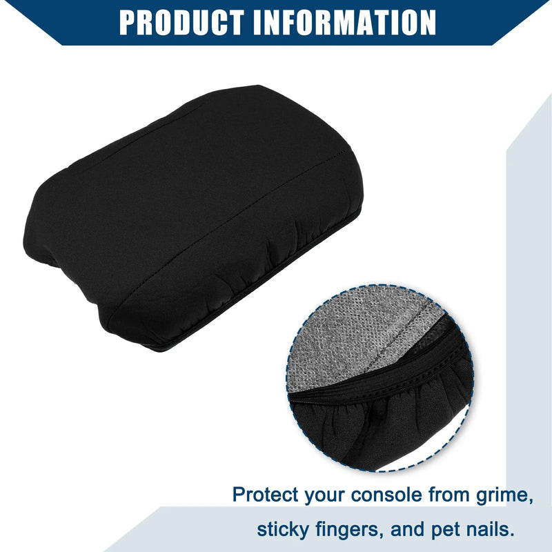 Mazda 6 Center Console Armrest Cover  Neoprene Black (2006-2015)
