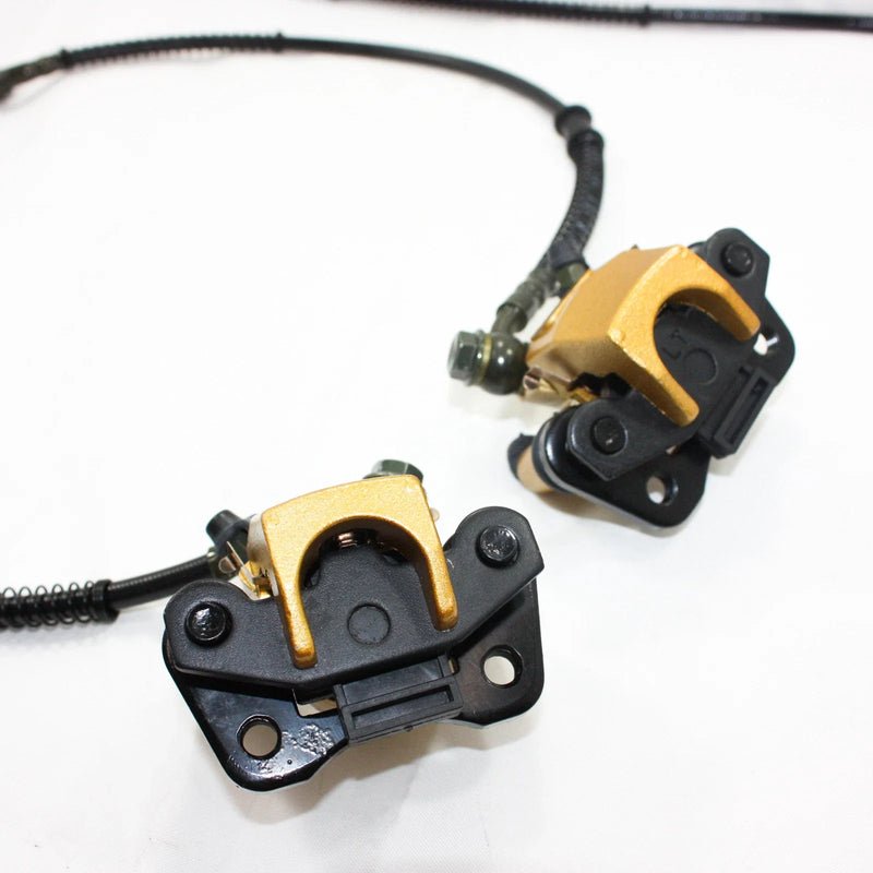 110cc 125cc Quad ATV Hydraulic Twin Disc Brake Calipers System + Pads