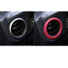 Subaru BRZ, Toyota GT86 1pc Pink Leather Air Outlet Cover (2012-2020)