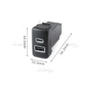 Toyota Tundra 1x Switch Button USB-C PD/USB-A QC3.0 Socket (2005–2007)
