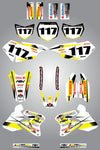 Suzuki DRZ 400 (2000-2015) Stickers Custom Graphic Kit - STORM STYLE