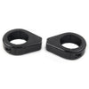 Harley Davidson Softail 41mm Black Turn Signal Relocation Fork Tube Clamps