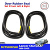 Door Rubber Weatherstrip FL+FR Fits Mitsubishi Lancer CK2 CK5 4D Sedan 1996-00