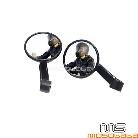 Harley, Yamaha, Honda, Suzuki, Ducati, Kawasaki Handlebar End Rear View Mirrors