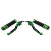 Honda CBR125R CBR150R Green Extendable Brake Clutch Levers (2004-2023)