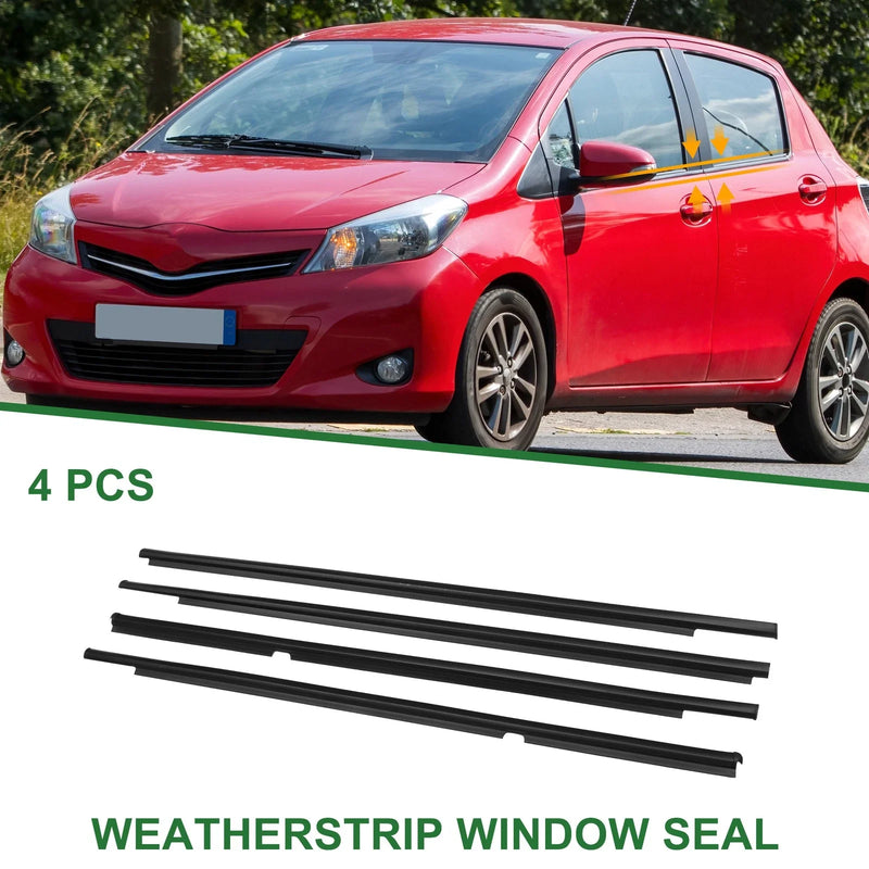 Toyota Yaris 4pcs Weatherstrip Window Seal (2006-2011)