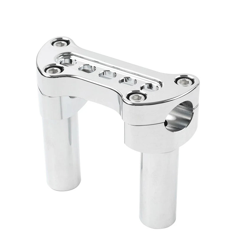 Harley Road Glide Softail 4" Chrome Handlebar Riser 1" Top Clamp (2001-2023)