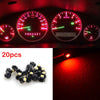 Instrument Gauge Dash Lights Red 20 x T4 T4.2 LED Bulbs