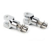 Harley Softail (2000-2020) Silver Rear Passenger Foot Pegs Bracket