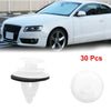 BMW Bumper 30 Pcs 9mm White Plastic Rivets Clips